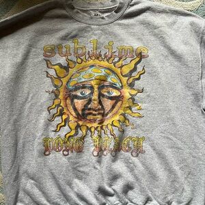 Oversized distressed Sublime Crewneck